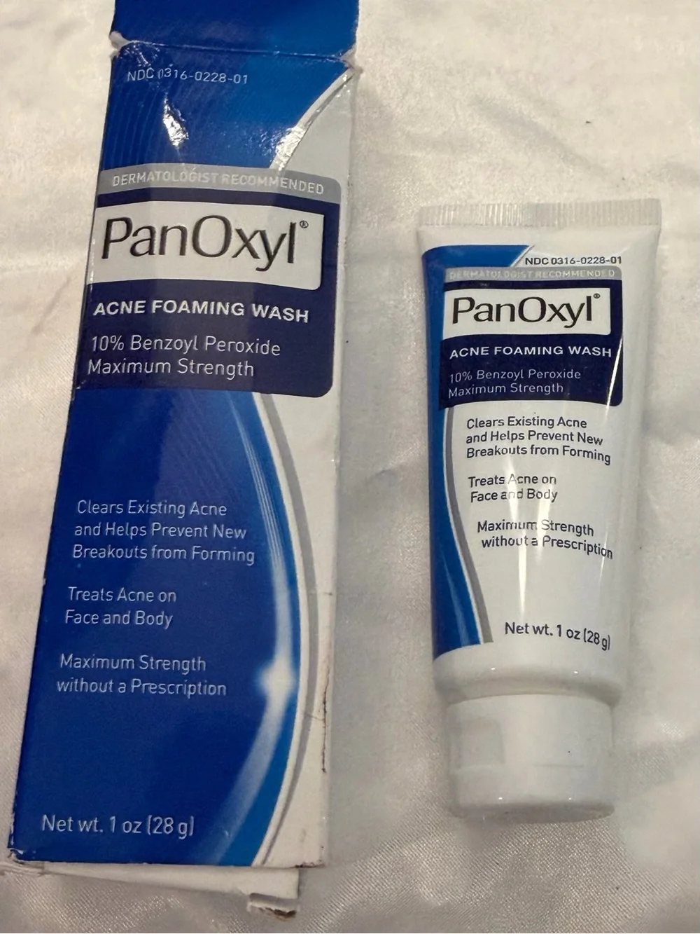 Panoxyl acne foaming